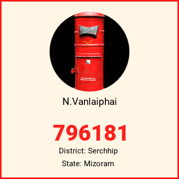 N.Vanlaiphai pin code, district Serchhip in Mizoram