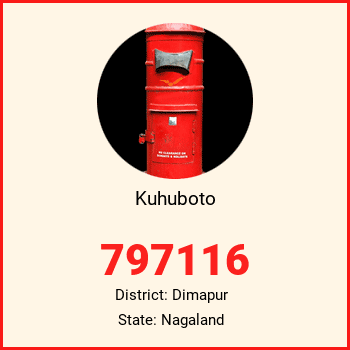 Kuhuboto pin code, district Dimapur in Nagaland