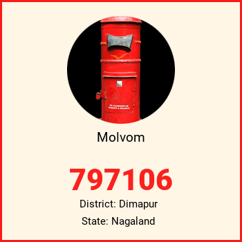 Molvom pin code, district Dimapur in Nagaland