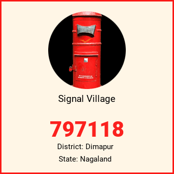 Signal Village pin code, district Dimapur in Nagaland