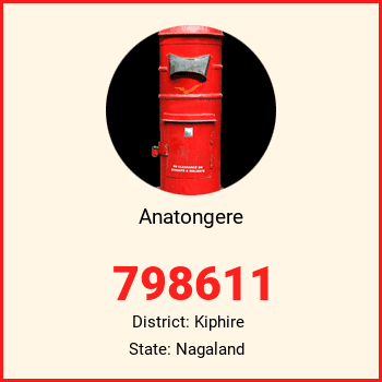 Anatongere pin code, district Kiphire in Nagaland