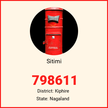 Sitimi pin code, district Kiphire in Nagaland