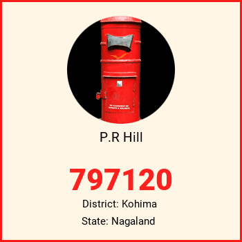 P.R Hill pin code, district Kohima in Nagaland