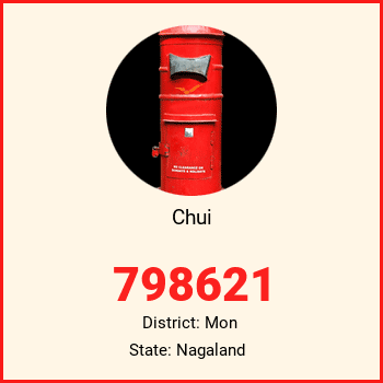 Chui pin code, district Mon in Nagaland