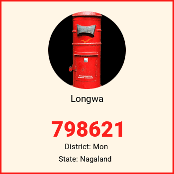 Longwa pin code, district Mon in Nagaland