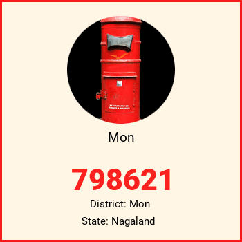 Mon pin code, district Mon in Nagaland