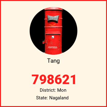 Tang pin code, district Mon in Nagaland
