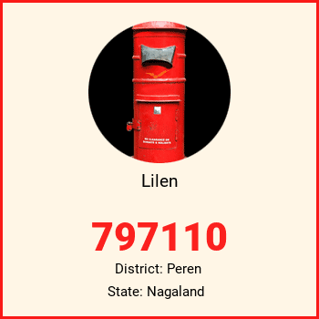 Lilen pin code, district Peren in Nagaland
