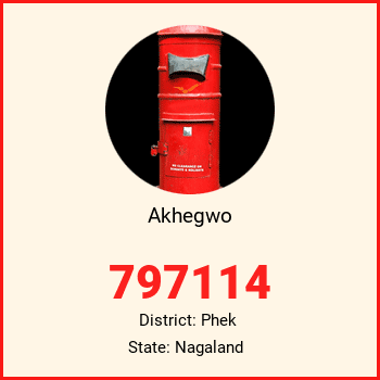 Akhegwo pin code, district Phek in Nagaland