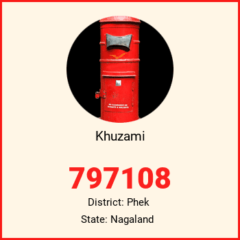 Khuzami pin code, district Phek in Nagaland