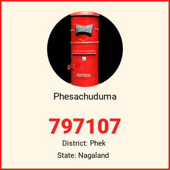Phesachuduma pin code, district Phek in Nagaland