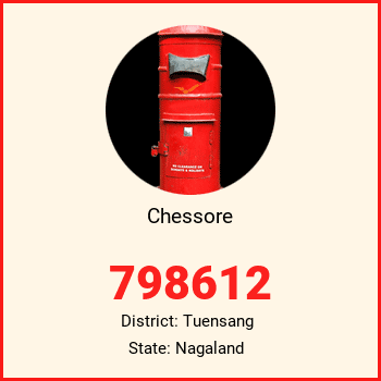 Chessore pin code, district Tuensang in Nagaland