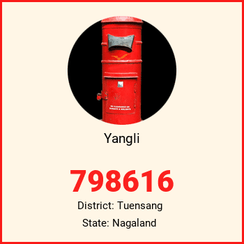 Yangli pin code, district Tuensang in Nagaland