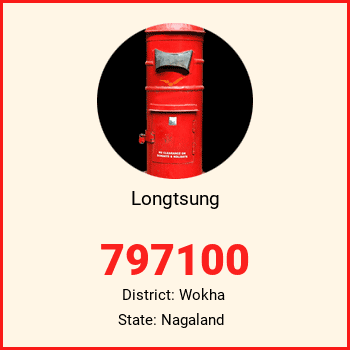 Longtsung pin code, district Wokha in Nagaland