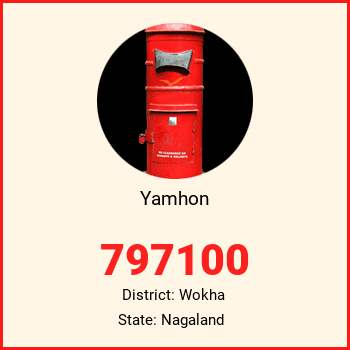 Yamhon pin code, district Wokha in Nagaland