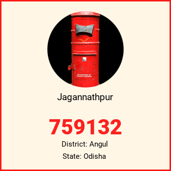 Jagannathpur pin code, district Angul in Odisha