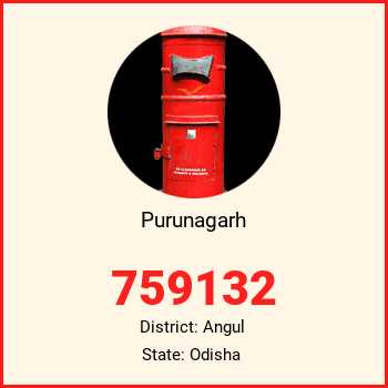 Purunagarh pin code, district Angul in Odisha