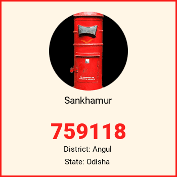 Sankhamur pin code, district Angul in Odisha