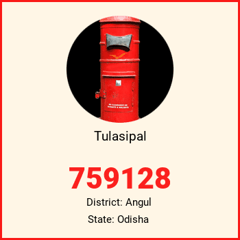 Tulasipal pin code, district Angul in Odisha