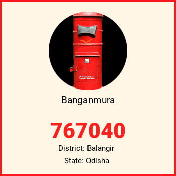 Banganmura pin code, district Balangir in Odisha