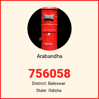 Arabandha pin code, district Baleswar in Odisha