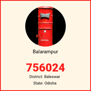 Balarampur pin code, district Baleswar in Odisha