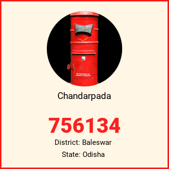Chandarpada pin code, district Baleswar in Odisha