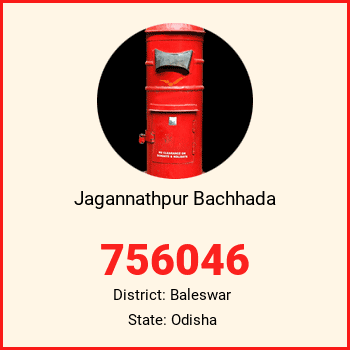 Jagannathpur Bachhada pin code, district Baleswar in Odisha