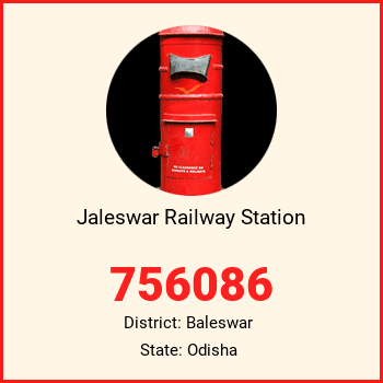 Jaleswar Railway Station pin code, district Baleswar in Odisha