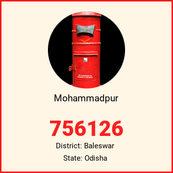 Mohammadpur pin code, district Baleswar in Odisha