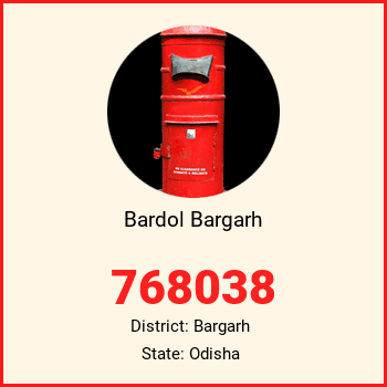 Bardol Bargarh pin code, district Bargarh in Odisha