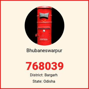 Bhubaneswarpur pin code, district Bargarh in Odisha