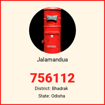 Jalamandua pin code, district Bhadrak in Odisha