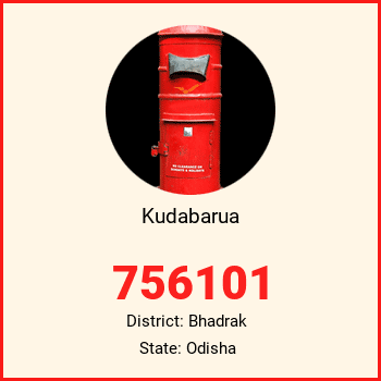 Kudabarua pin code, district Bhadrak in Odisha