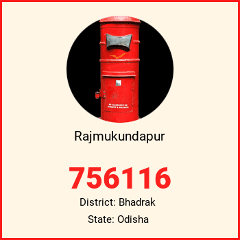 Rajmukundapur pin code, district Bhadrak in Odisha
