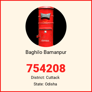 Baghilo Bamanpur pin code, district Cuttack in Odisha