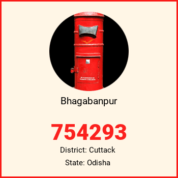 Bhagabanpur pin code, district Cuttack in Odisha