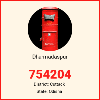 Dharmadaspur pin code, district Cuttack in Odisha