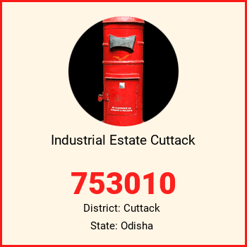 Industrial Estate Cuttack pin code, district Cuttack in Odisha