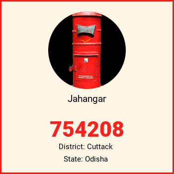 Jahangar pin code, district Cuttack in Odisha