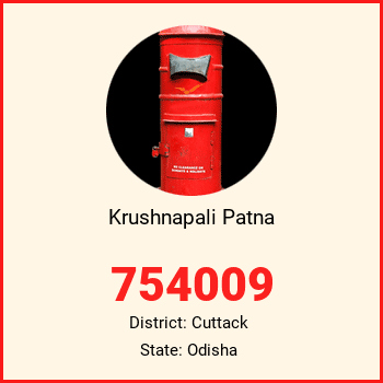 Krushnapali Patna pin code, district Cuttack in Odisha