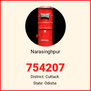 Narasinghpur pin code, district Cuttack in Odisha
