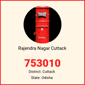 Rajendra Nagar Cuttack pin code, district Cuttack in Odisha