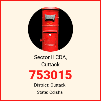 Sector ll CDA, Cuttack pin code, district Cuttack in Odisha