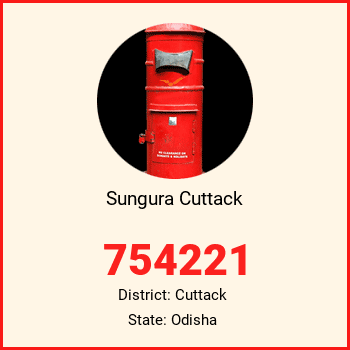 Sungura Cuttack pin code, district Cuttack in Odisha