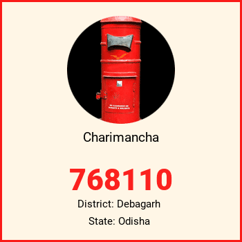Charimancha pin code, district Debagarh in Odisha
