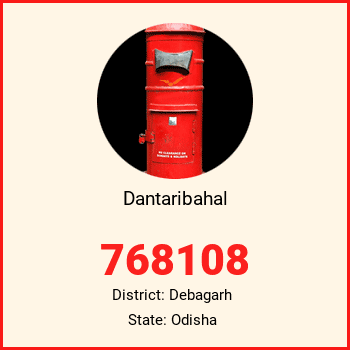 Dantaribahal pin code, district Debagarh in Odisha