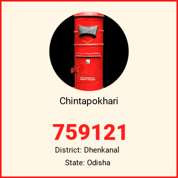 Chintapokhari pin code, district Dhenkanal in Odisha