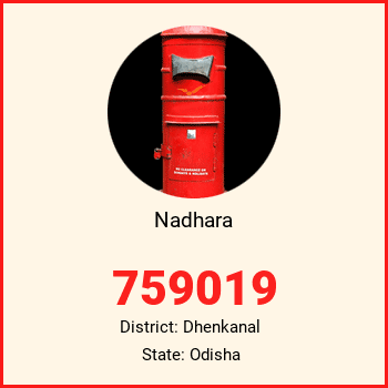 Nadhara pin code, district Dhenkanal in Odisha