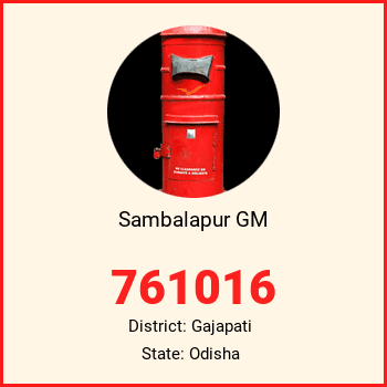 Sambalapur GM pin code, district Gajapati in Odisha